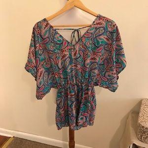 Paisley Romper